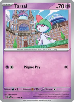 Carte Pokémon Tarsal 027