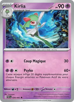 Carte Pokémon Kirlia 028