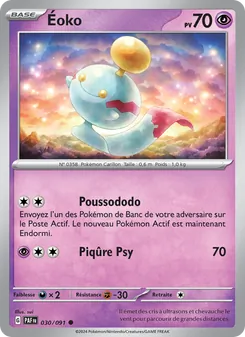 Carte Pokémon Éoko 030