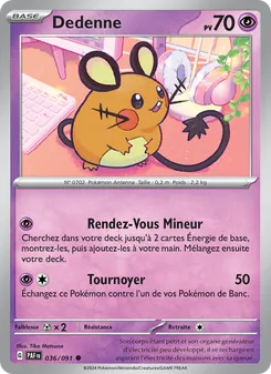 Carte Pokémon Dedenne 036