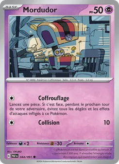 Carte Pokémon Mordudor 044