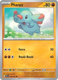 Carte Pokémon Phanpy 048