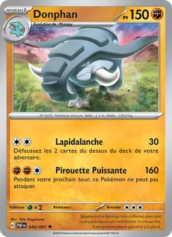 Carte Pokémon Donphan 049