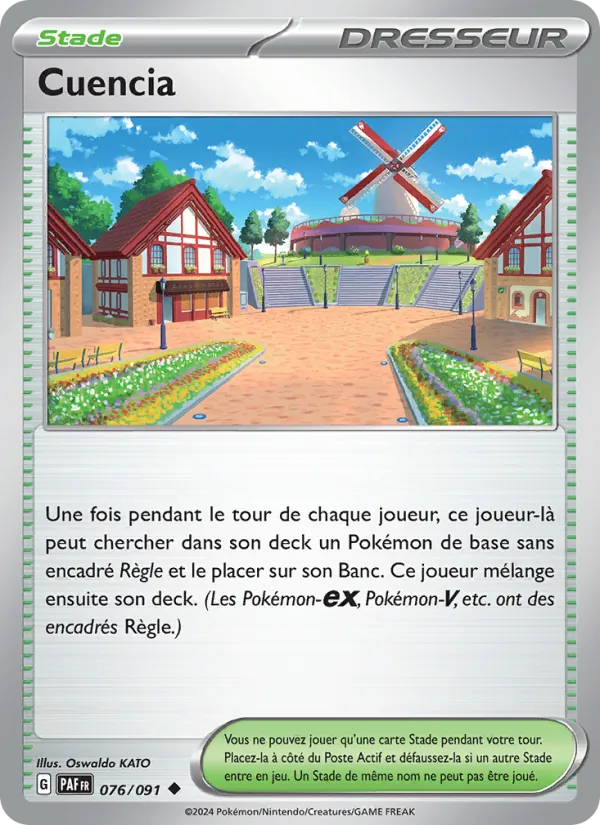 Carte Pokémon Cuencia 076/91 de l'extension Destinées de Paldea