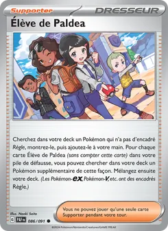 Carte Pokémon Élève de Paldea 086