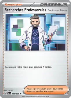 Carte Pokémon Recherches Professorales 088