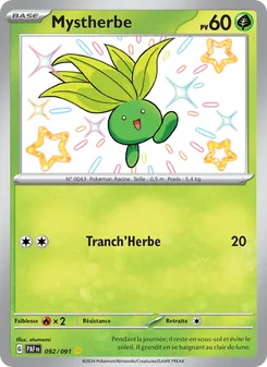 Carte Pokémon Mystherbe 092
