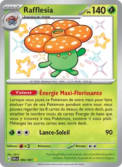 Carte Pokémon Rafflesia 094