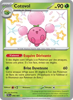 Carte Pokémon Cotovol 098