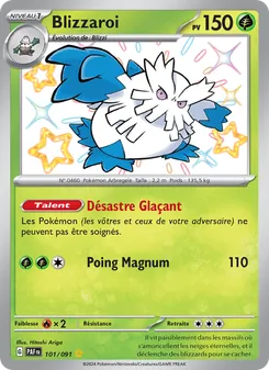 Carte Pokémon Blizzaroi 101