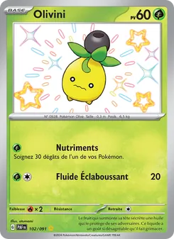 Carte Pokémon Olivini 102