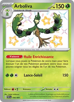 Carte Pokémon Arboliva 104