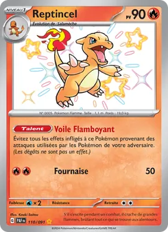 Carte Pokémon Reptincel 110
