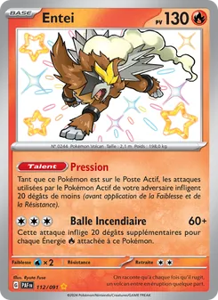 Carte Pokémon Entei 112