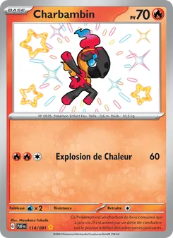 Carte Pokémon Charbambin 114