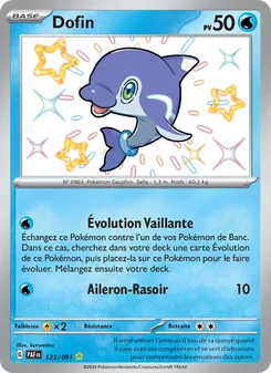 Carte Pokémon Dofin 123