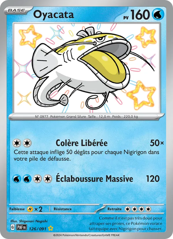 Carte Pokémon Oyacata 126/91 de l'extension Destinées de Paldea