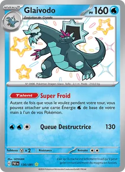 Carte Pokémon Glaivodo 130