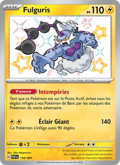 Carte Pokémon Fulguris 139