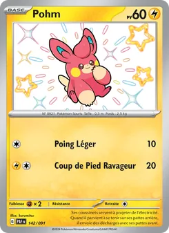 Carte Pokémon Pohm 142