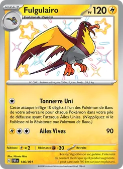 Carte Pokémon Fulgulairo 146