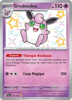 Carte Pokémon Grodoudou 147