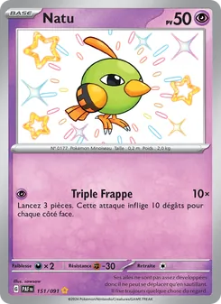 Carte Pokémon Natu 151
