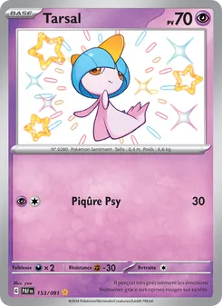 Carte Pokémon Tarsal 153