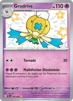 Carte Pokémon Grodrive 156