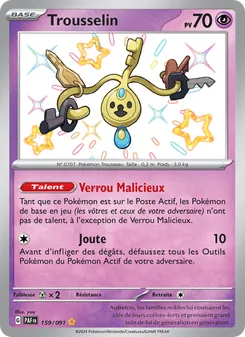 Carte Pokémon Trousselin 159