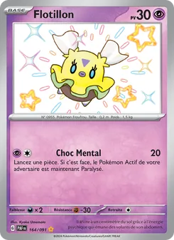 Carte Pokémon Flotillon 164