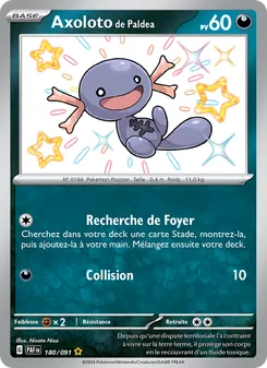 Carte Pokémon Axoloto de Paldea 180