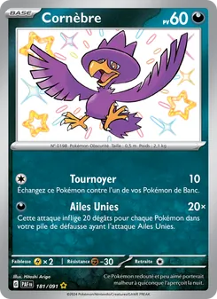 Carte Pokémon Cornèbre 181