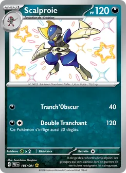 Carte Pokémon Scalproie 186