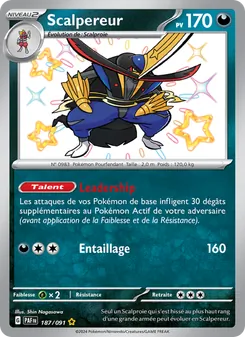 Carte Pokémon Scalpereur 187