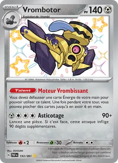Carte Pokémon Vrombotor 193
