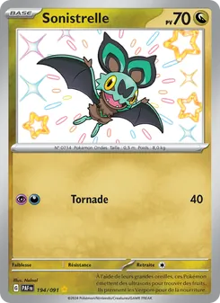 Carte Pokémon Sonistrelle 194