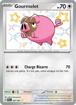 Carte Pokémon Gourmelet 207
