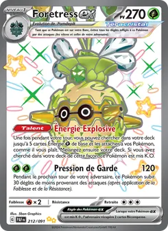 Carte Pokémon Foretress-ex 212