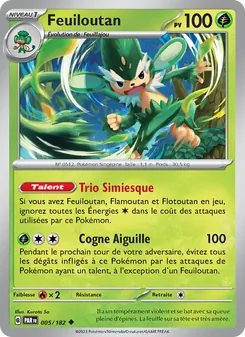 Carte Pokémon Feuiloutan 005
