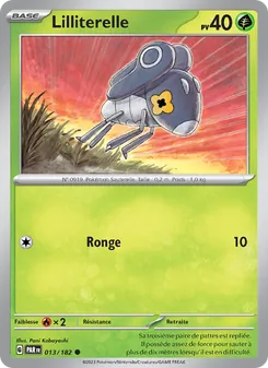 Carte Pokémon Lilliterelle 013