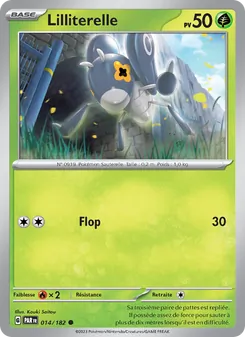 Carte Pokémon Lilliterelle 014