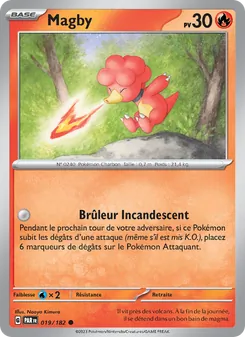 Carte Pokémon Magby 019