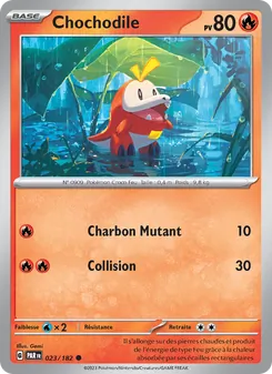 Carte Pokémon Chochodile 023