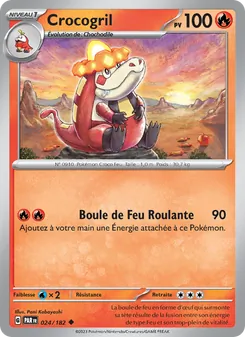 Carte Pokémon Crocogril 024