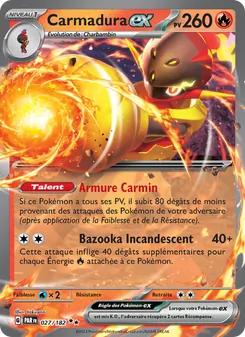 Carte Pokémon Carmadura-ex 027