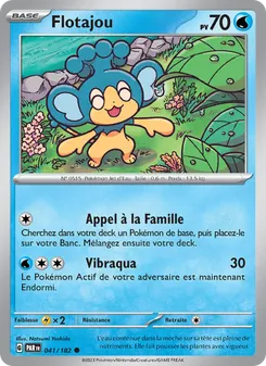 Carte Pokémon Flotajou 041