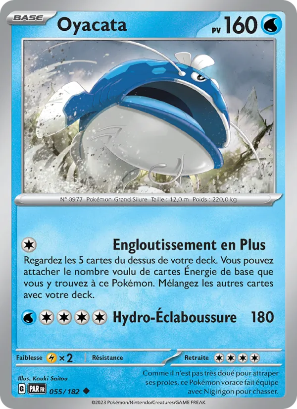 Carte Pokémon Oyacata 055/182 de l'extension Faille Paradoxe