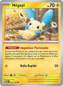 Carte Pokémon Négapi 061
