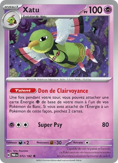 Carte Pokémon Xatu 072
